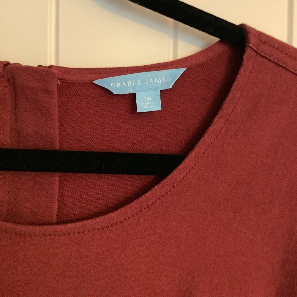Draper James Rich Burgundy Dress View 2